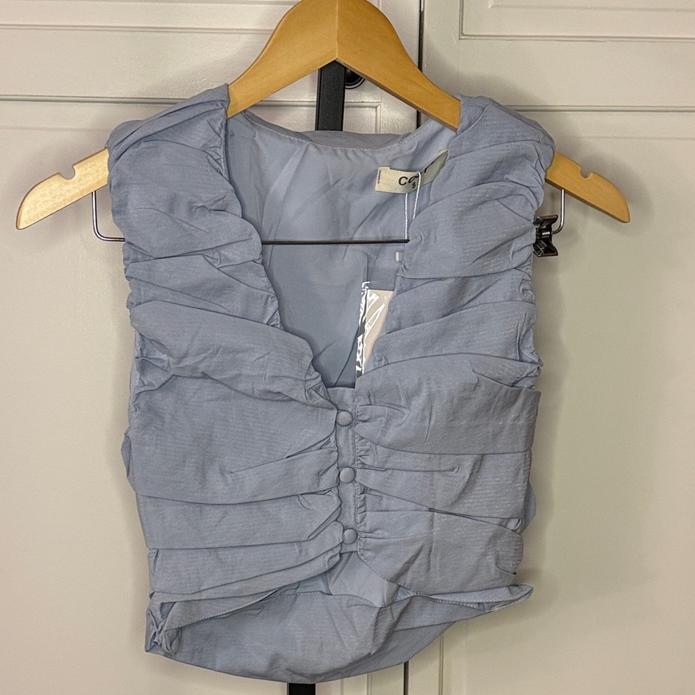BNWT Cosy Size Small Light Blue Vest Top